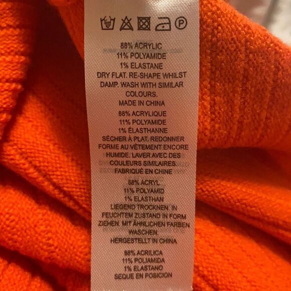 ✨ French Connection Baby Soft Ribbed Poppy Funnel Neck Sweater✨ - Picture 11 of 11